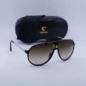 CARRERA 1034/S 0807 HA Aviator Sunglasses - Black/Brown